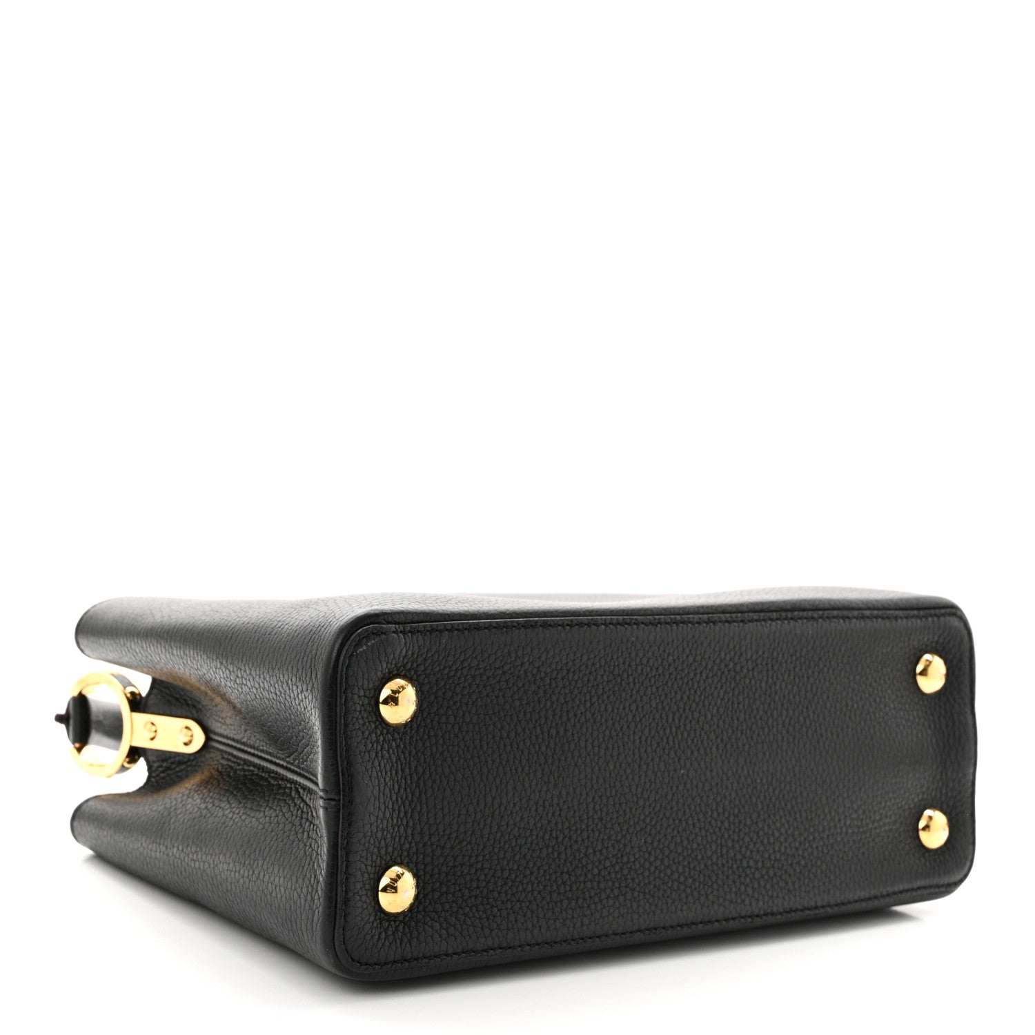 Louis Vuitton Taurillon Capucines PM Black 4 of 11