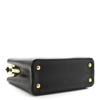 Louis Vuitton Taurillon Capucines PM Black 4 of 11