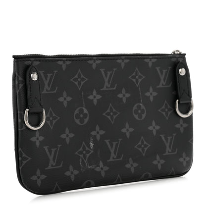Louis Vuitton Reverse Monogram Eclipse Trio Messenger Small Pochette 3 of 8