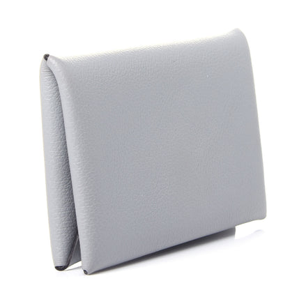 Hermes Evercolor Calvi Card Case Bleu Glacier 2 of 10