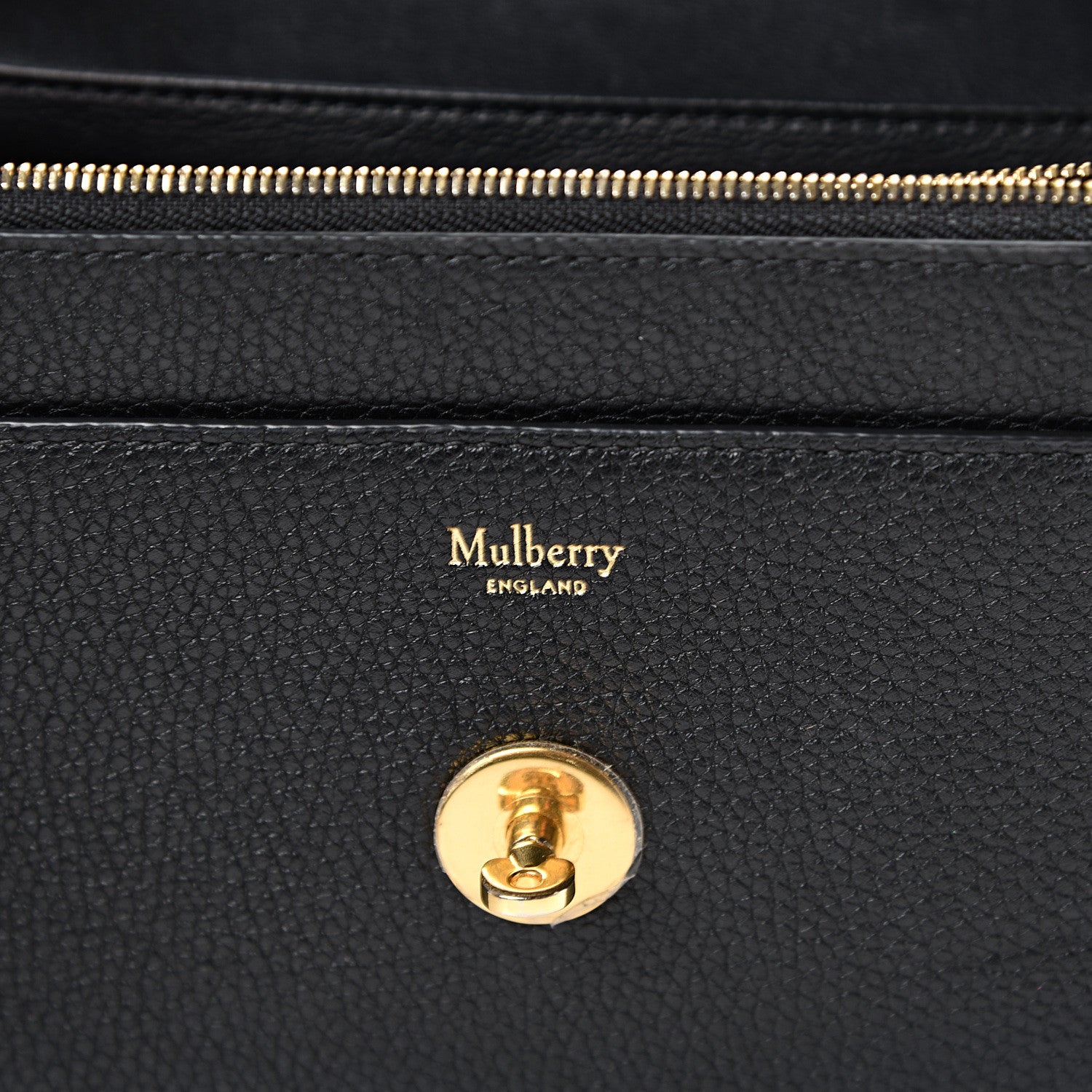 Mulberry Small Classic Grain Calfskin Small Darley Black 5 of 15