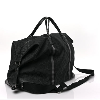 Gucci Nylon Monogram XL Duffle Bag Black 3 of 9