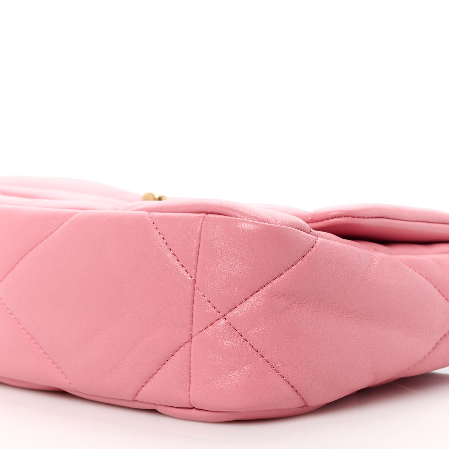 Chanel Lambskin Quilted Medium Chanel 19 Flap Pink 10 of 11