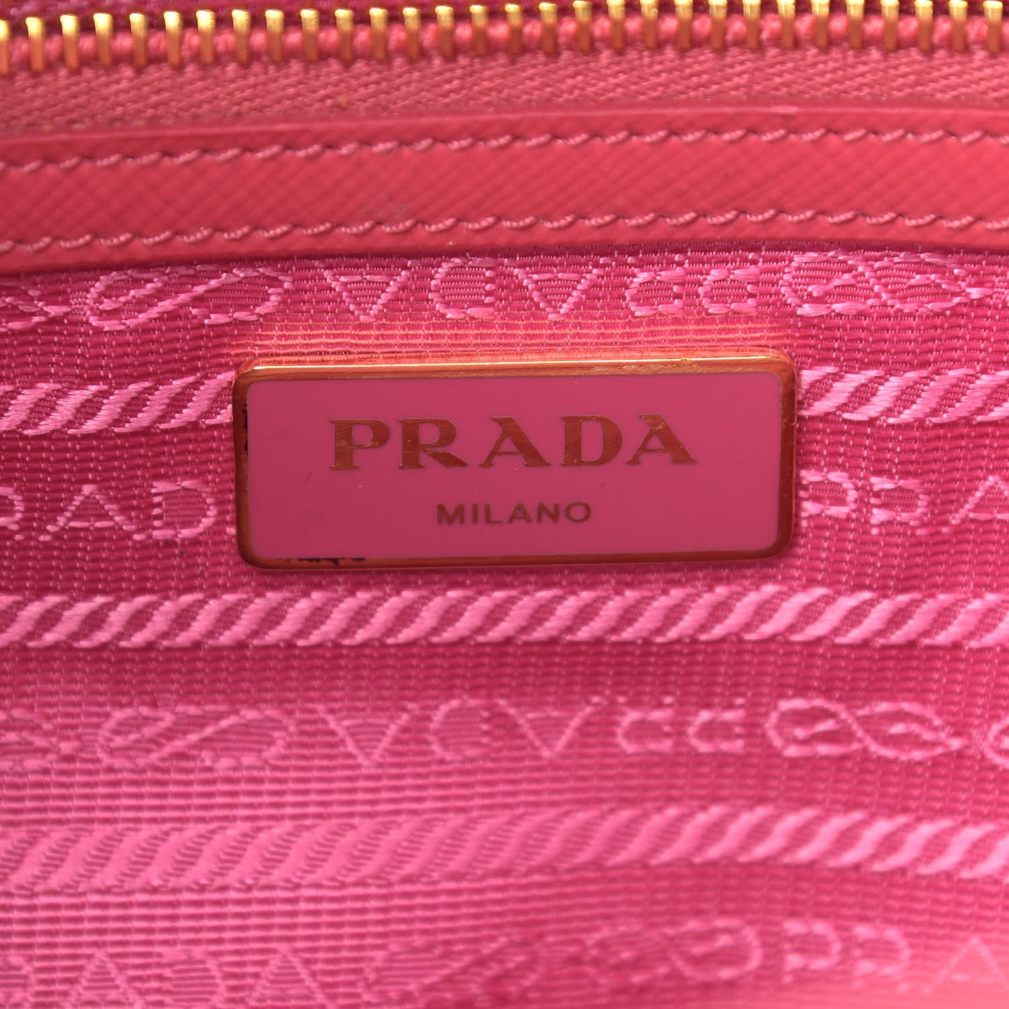 Saffiano Vernice Mini Galleria Double Zip Tote Peonia