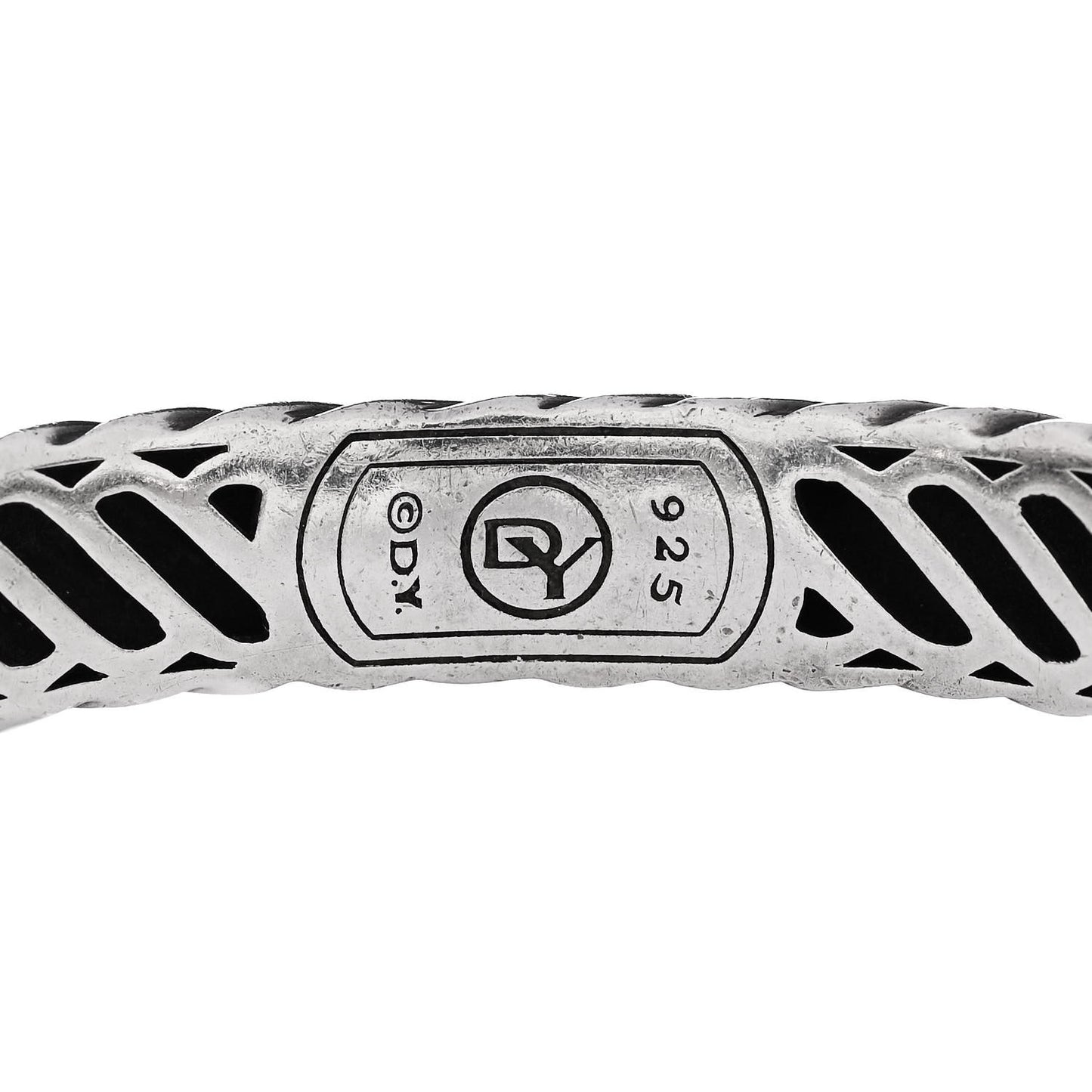 Sterling Silver Diamond Black Onyx 10mm Waverly Bracelet