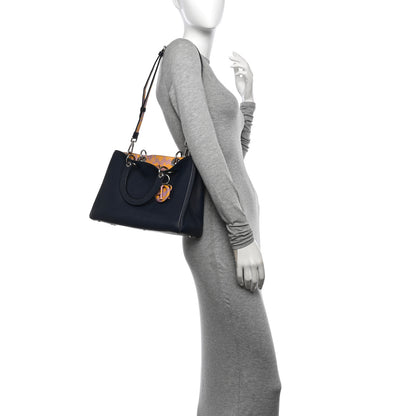 Christian Dior Bullcalf Medium Diorissimo Tote Navy 2 of 13