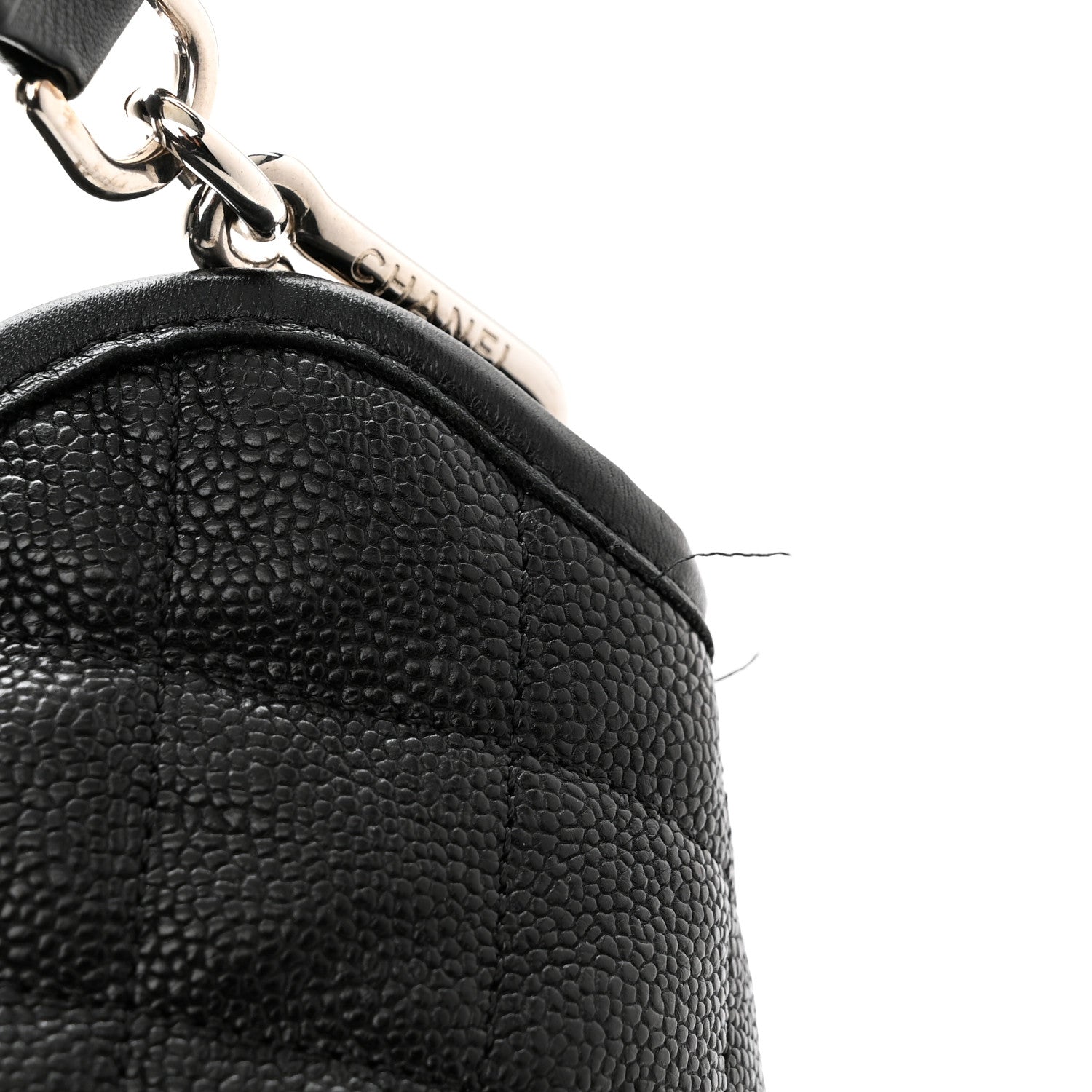 Chanel Caviar Quilted French Riviera Hobo Black 13 of 15