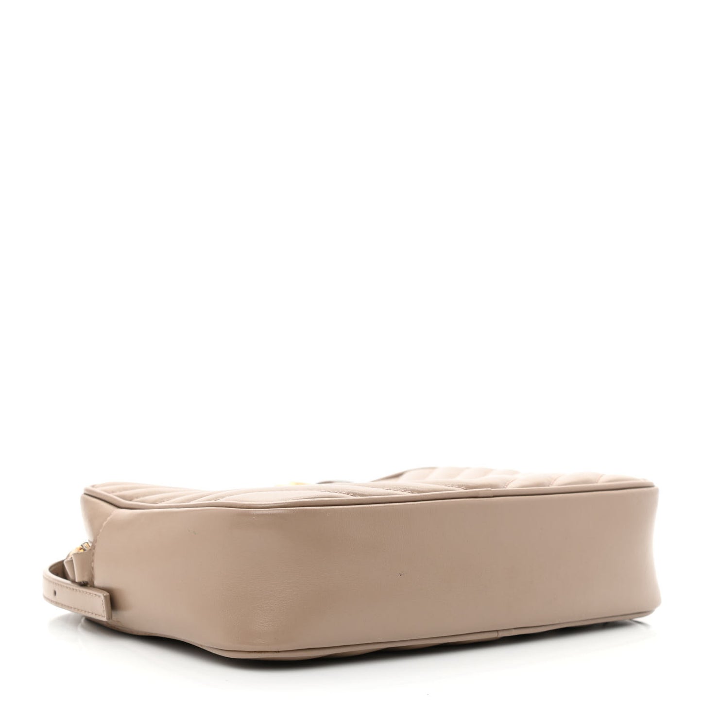 Calfskin Matelasse Monogram Lou Camera Bag Dark Latte