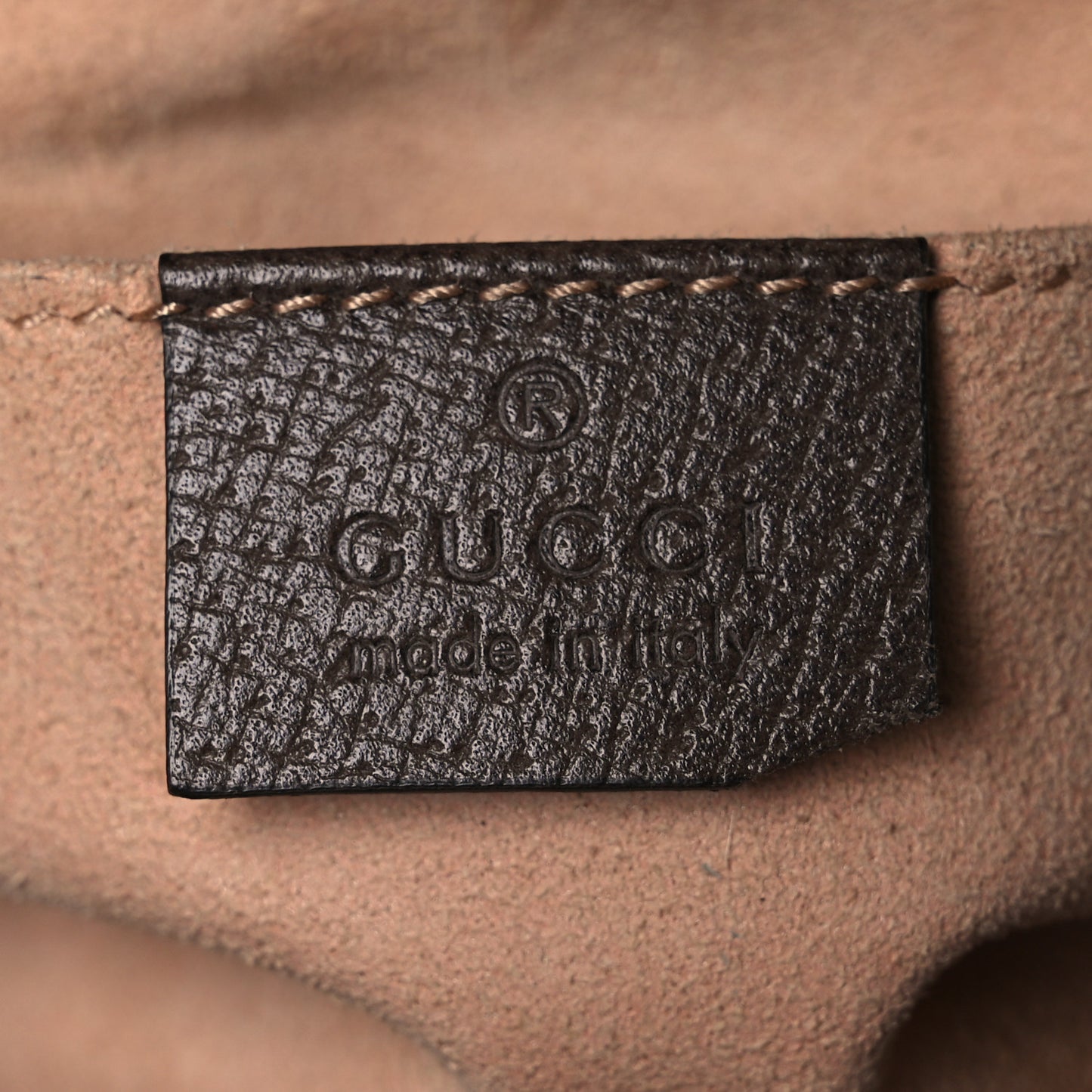 GG Supreme Monogram Bengal Web Medium Padlock Messenger Shoulder Bag Beige Pink