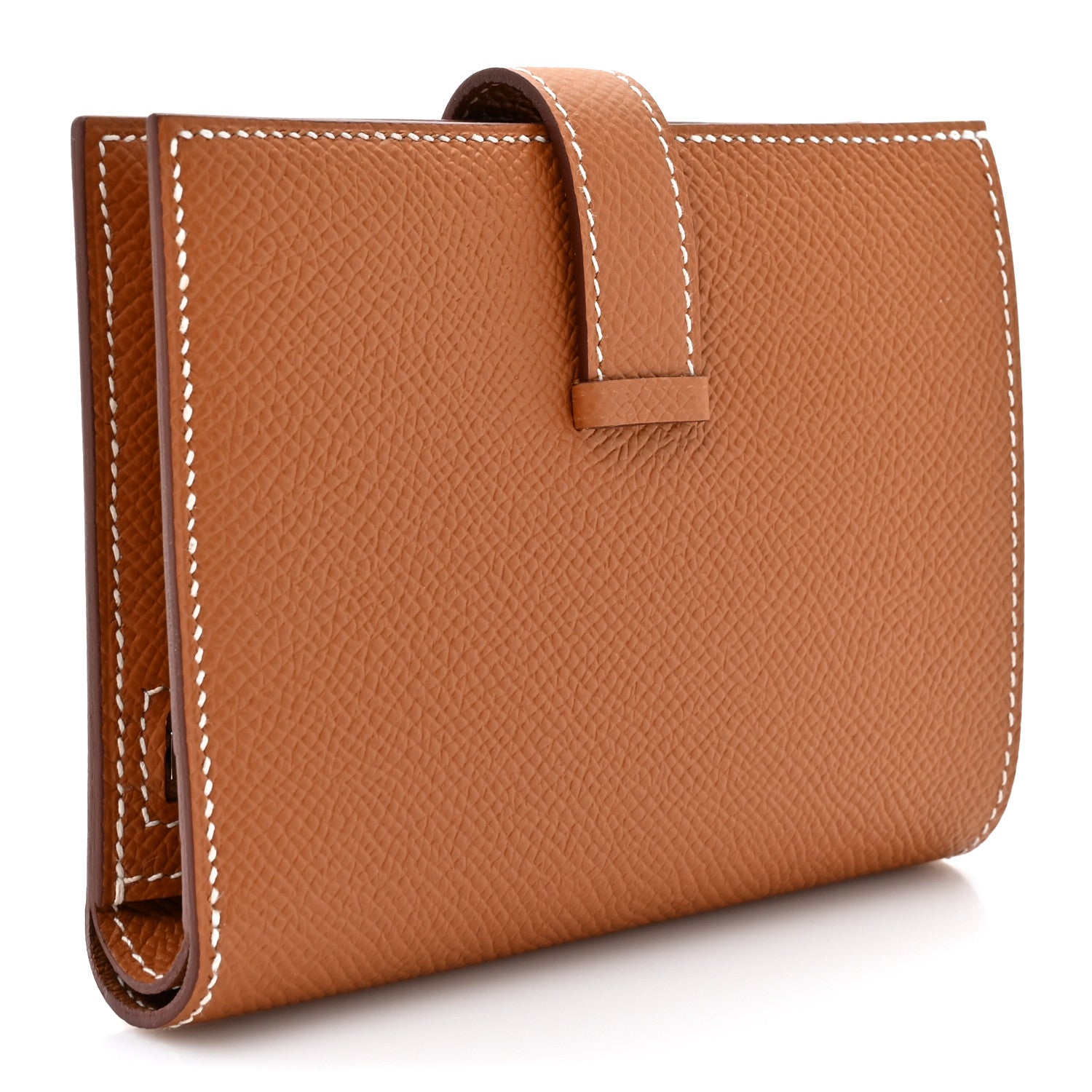 Hermes Epsom Bearn Compact Wallet Gold 3 of 8