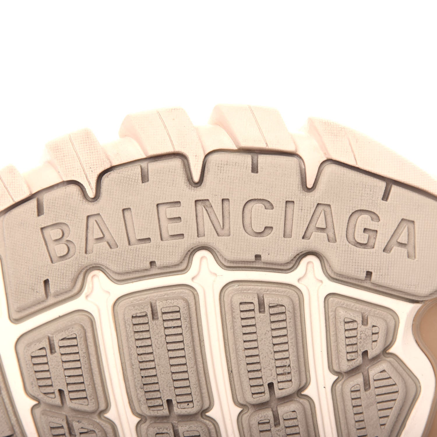 Balenciaga Rubber Mesh Bi-Color Womens Track.2 Open Sneakers 36 Nude 9 of 11