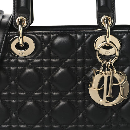 Christian Dior Lambskin Cannage Small My ABCDior Lady Dior Black 8 of 10