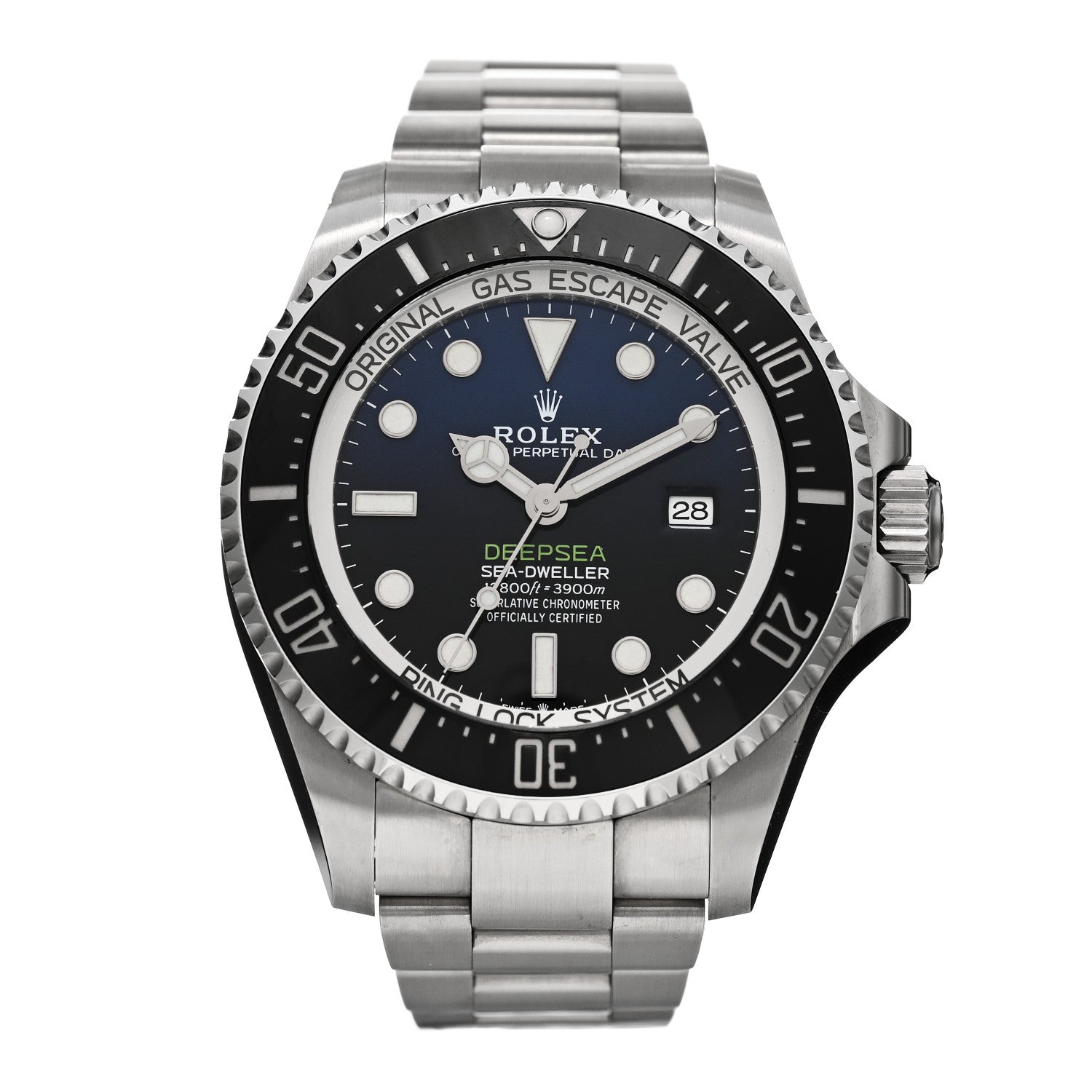 Rolex Stainless Steel 44mm Oyster Perpetual Date Sea-Dweller Deepsea James Cameron Watch Blue 126660 1 of 5