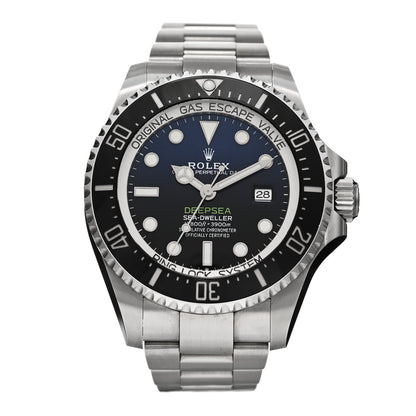 Rolex Stainless Steel 44mm Oyster Perpetual Date Sea-Dweller Deepsea James Cameron Watch Blue 126660 1 of 5
