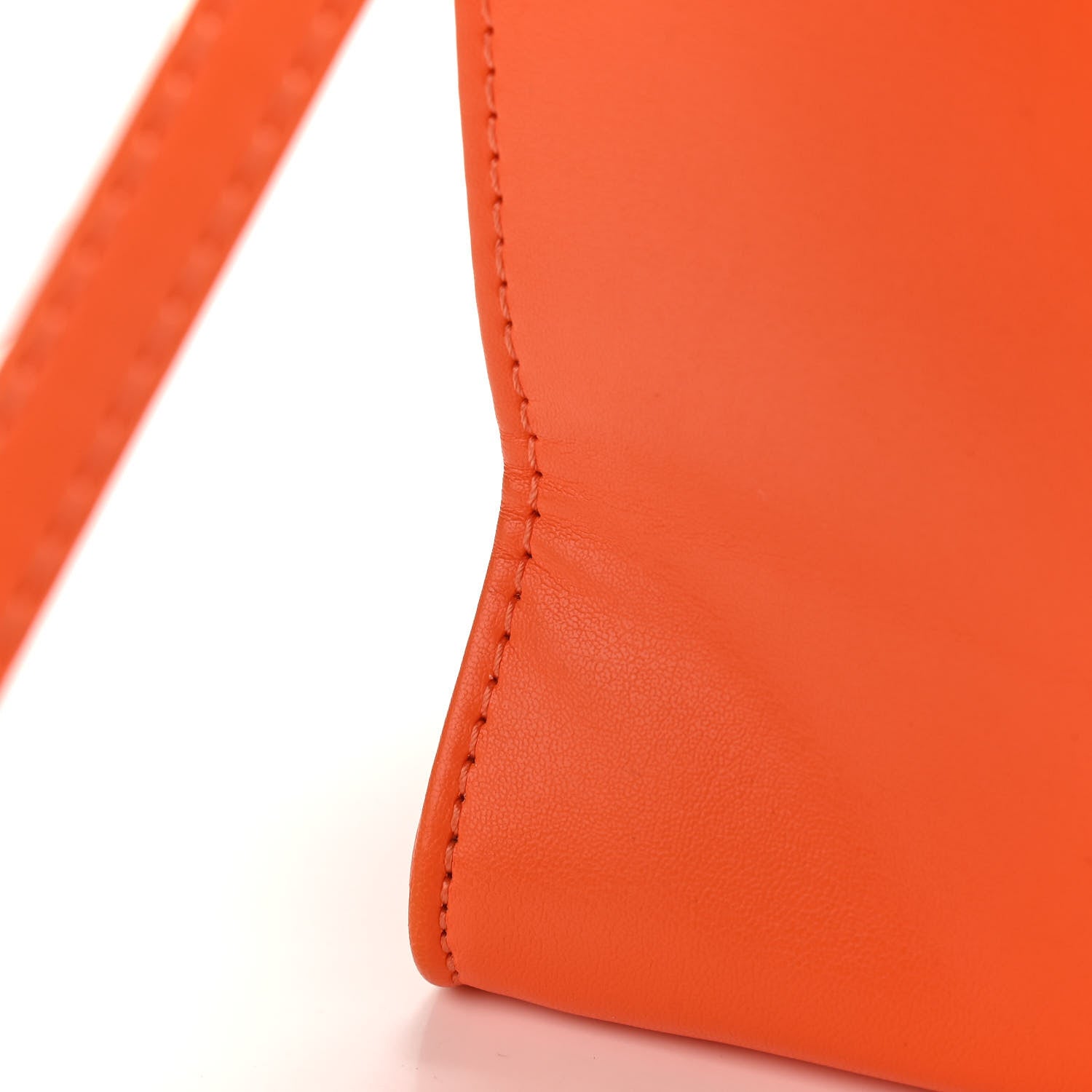 Telfar Vegan Leather Small Shopping Bag Orange 14 of 15
