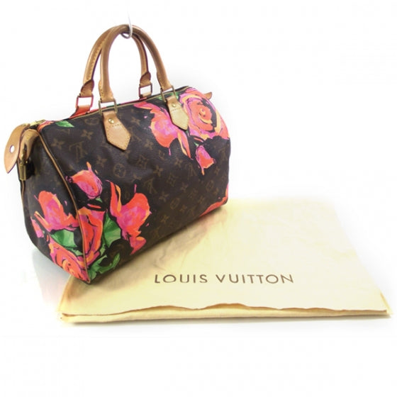 Louis Vuitton Monogram Roses Speedy 30 3 of 7