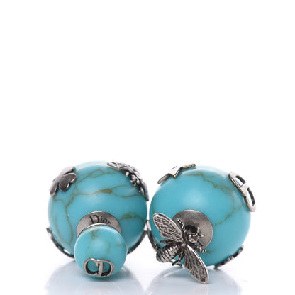 Christian Dior Mise En Dior Tribal Earrings Turquoise 3 of 5