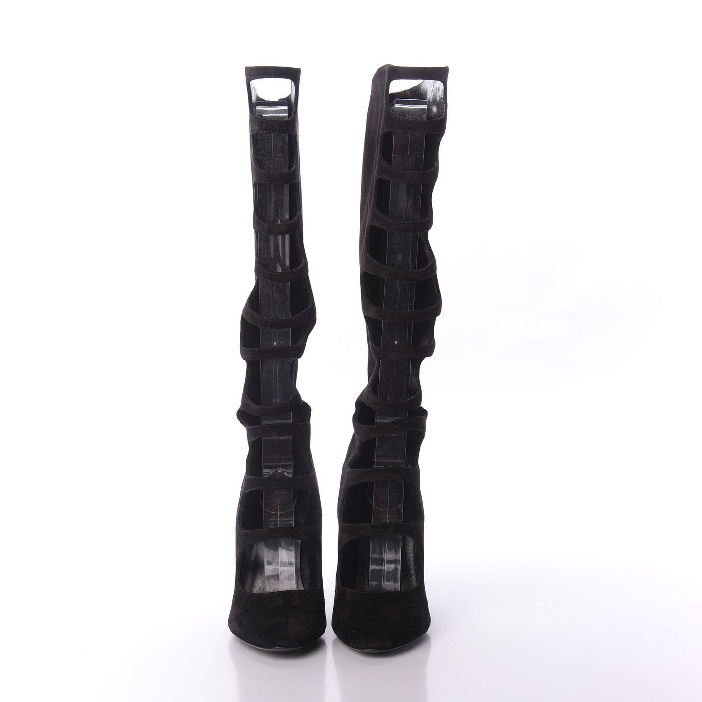 Suede Cut Out Joplin Over The Knee Boots 39.5 Black