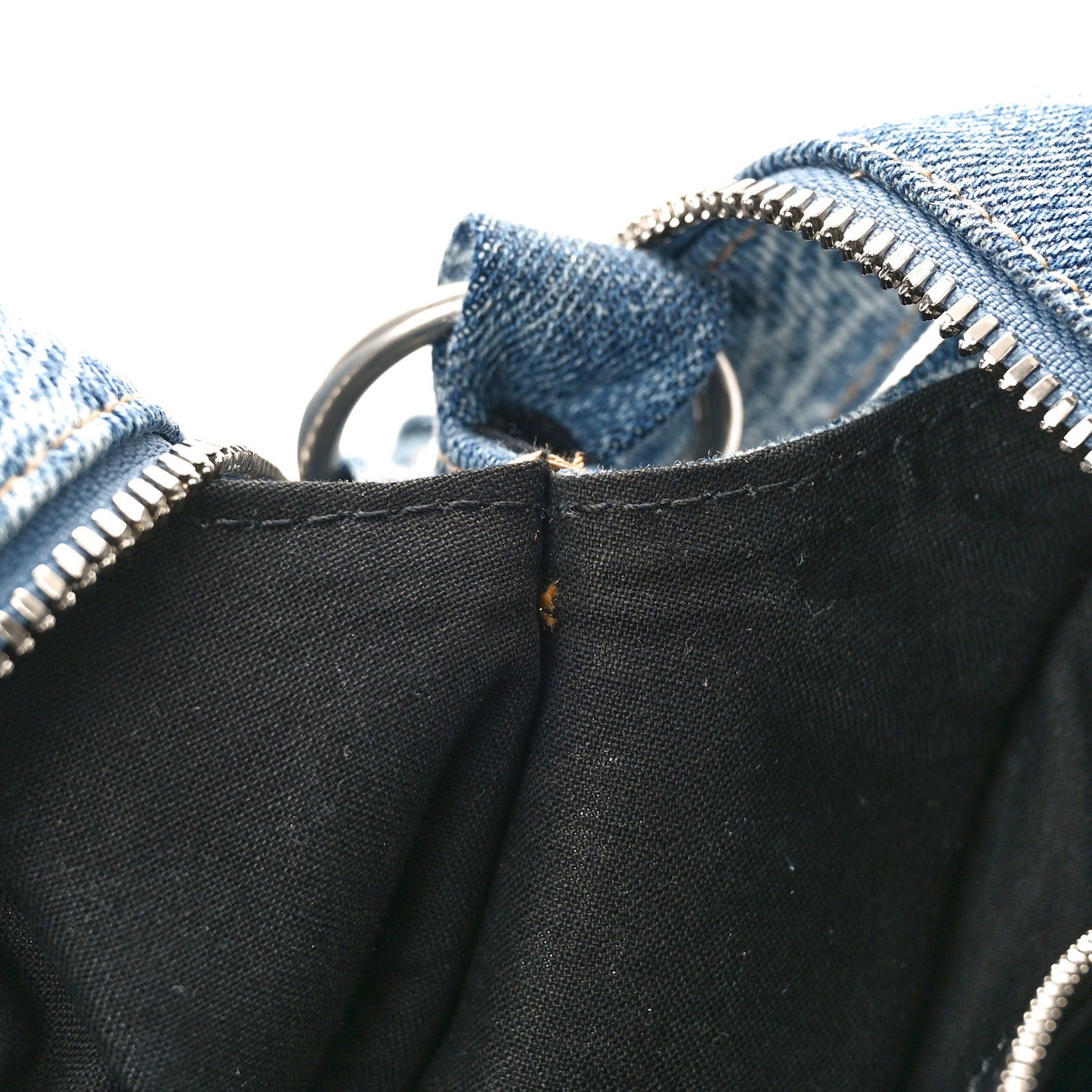 Denim BB Monogram Neo Cagole City Handbag Blue