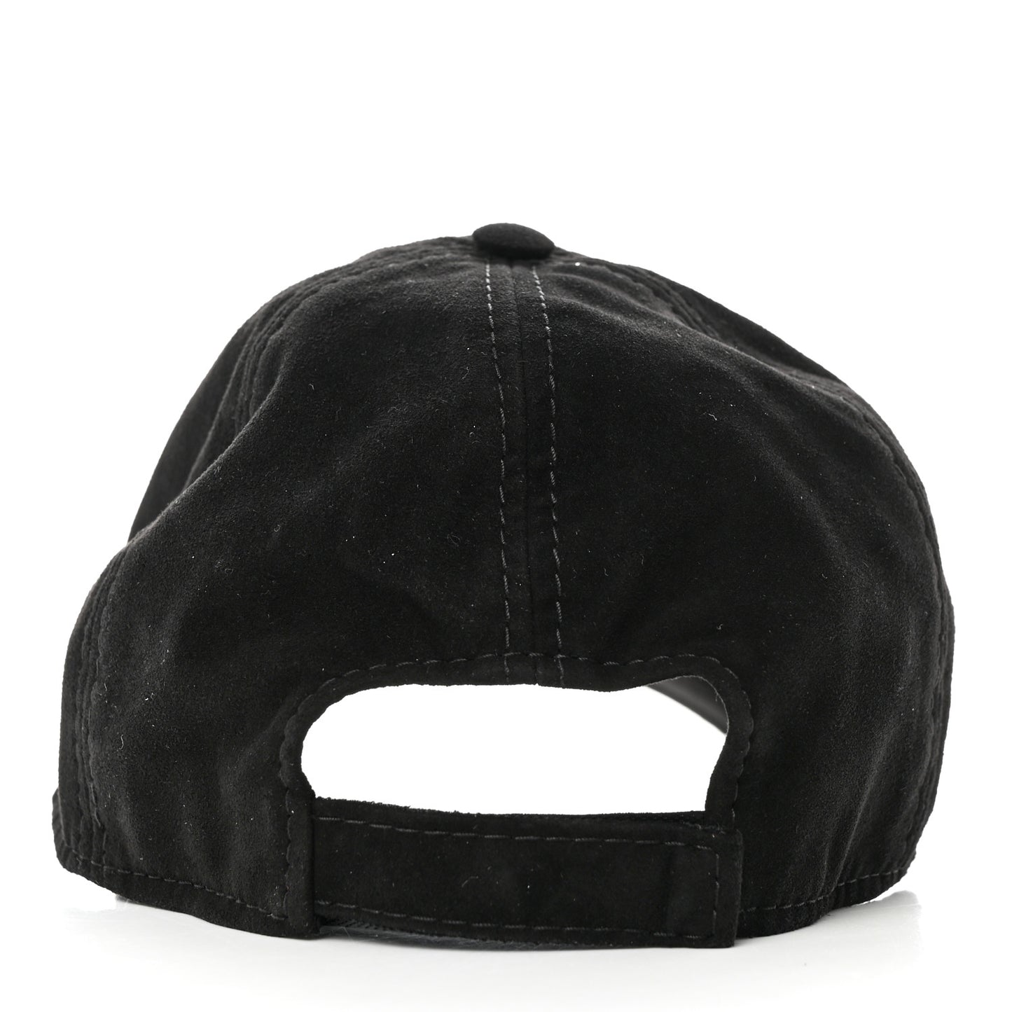 Suede Goatskin CC Cap Hat Black