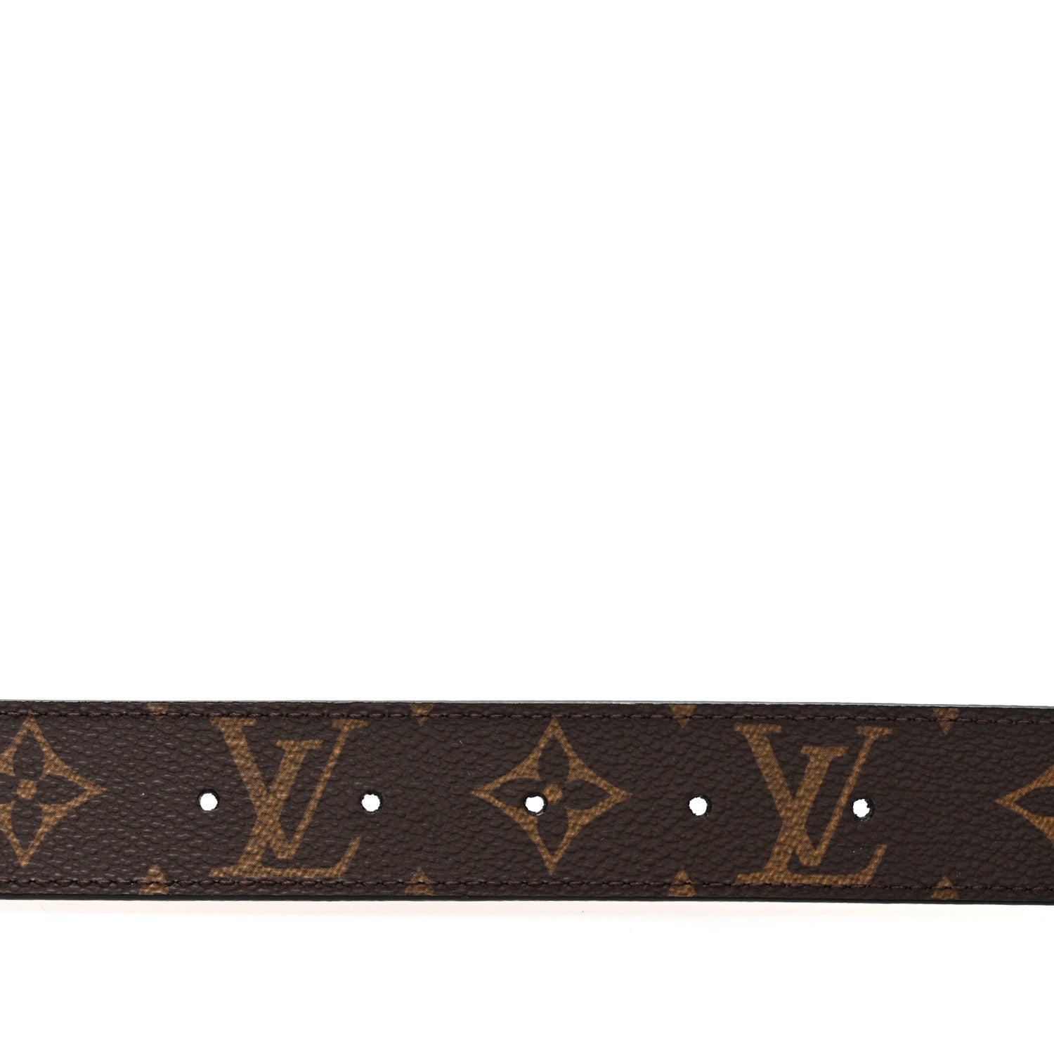 Louis Vuitton Calfskin Monogram 30mm LV Initiales Reversible Belt 85 34 Black 4 of 9