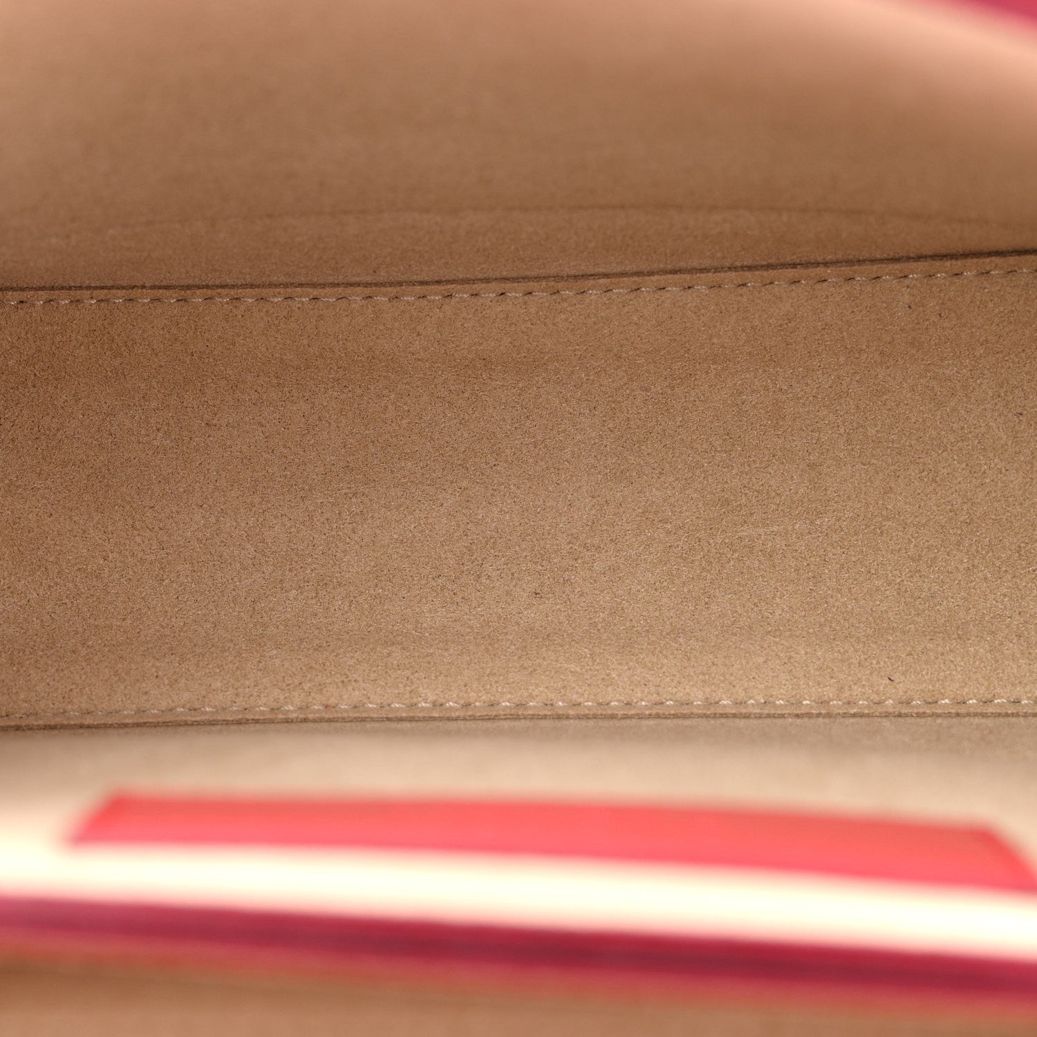 Givenchy Goatskin Suede Small GV3 Shoulder Bag Pink Aubergine