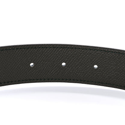 Hermes Epsom 32mm Belt Strap 85 Bleu Indigo Vert Gris 4 of 6