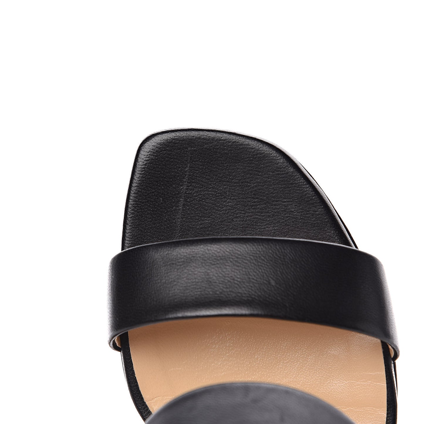 Nappa Vasa Opticat 55 Slide Sandals 37.5 Black Gold