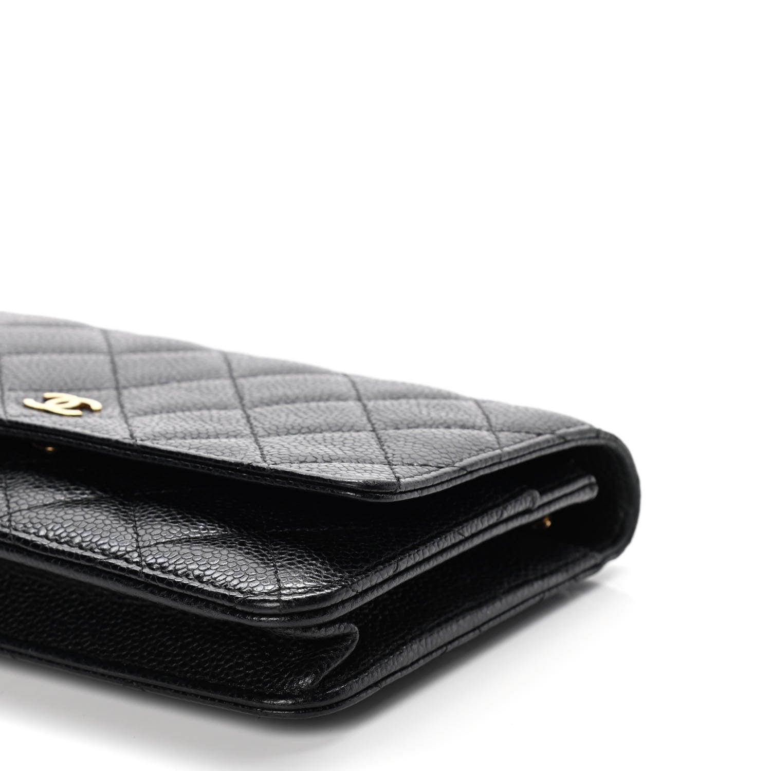 Chanel Caviar Quilted Wallet On Chain WOC Black 9 of 13