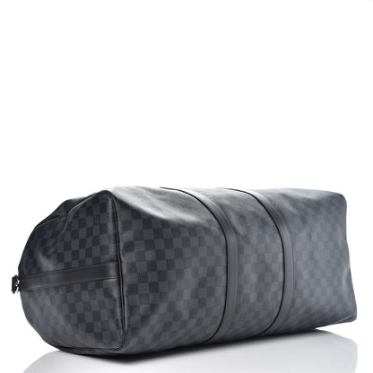 Louis Vuitton Damier Cobalt Keepall Bandouliere 55 4 of 10