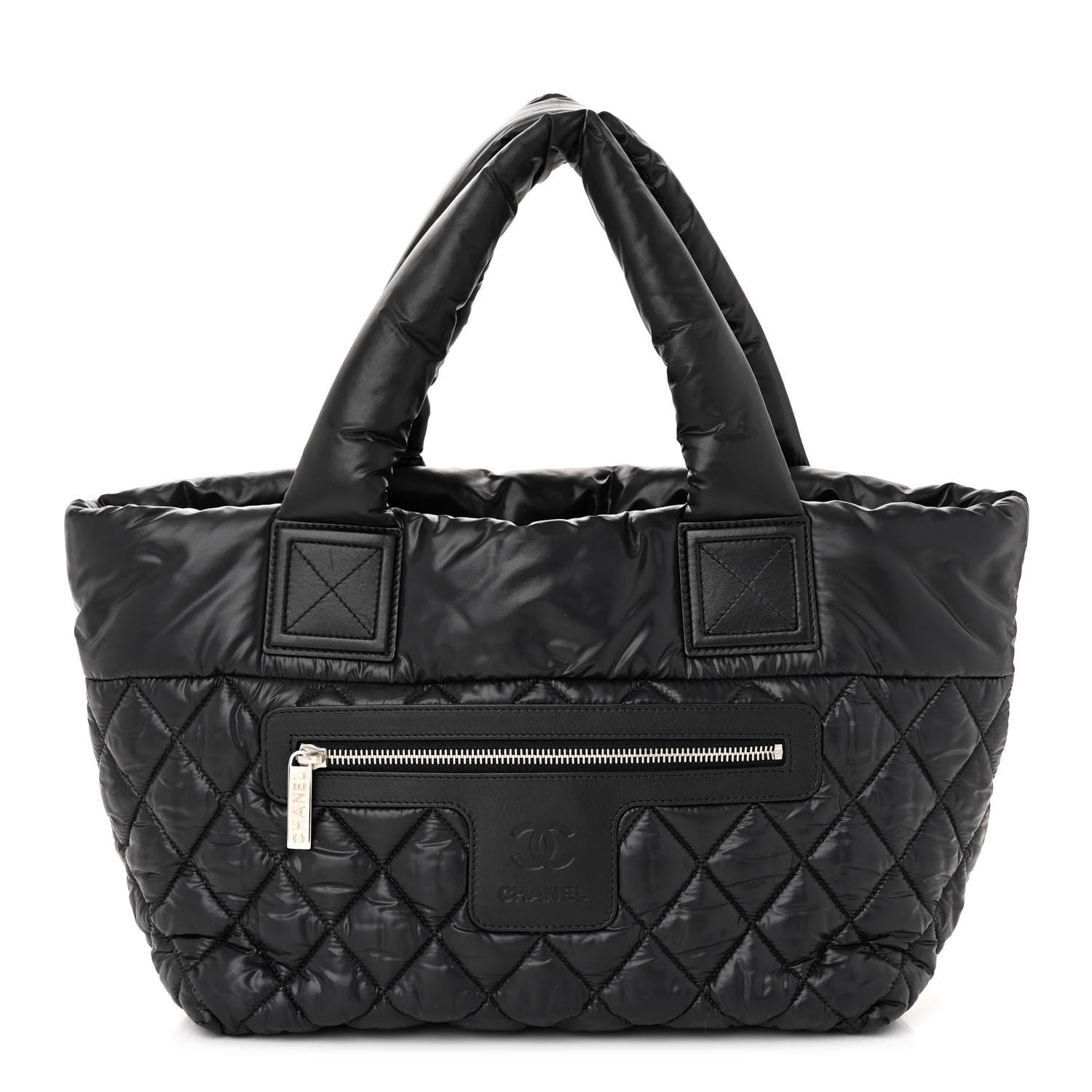 Chanel Nylon Quilted Small Coco Cocoon Tote Black 1 of 17