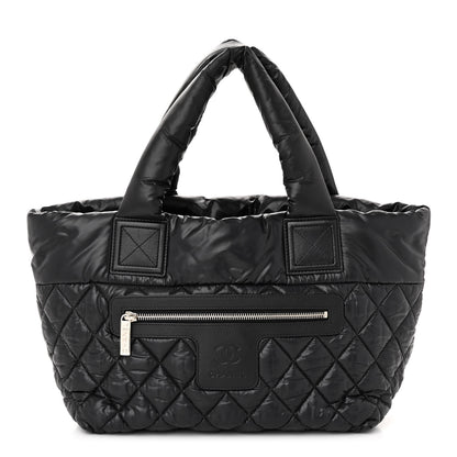 Chanel Nylon Quilted Small Coco Cocoon Tote Black 1 of 17