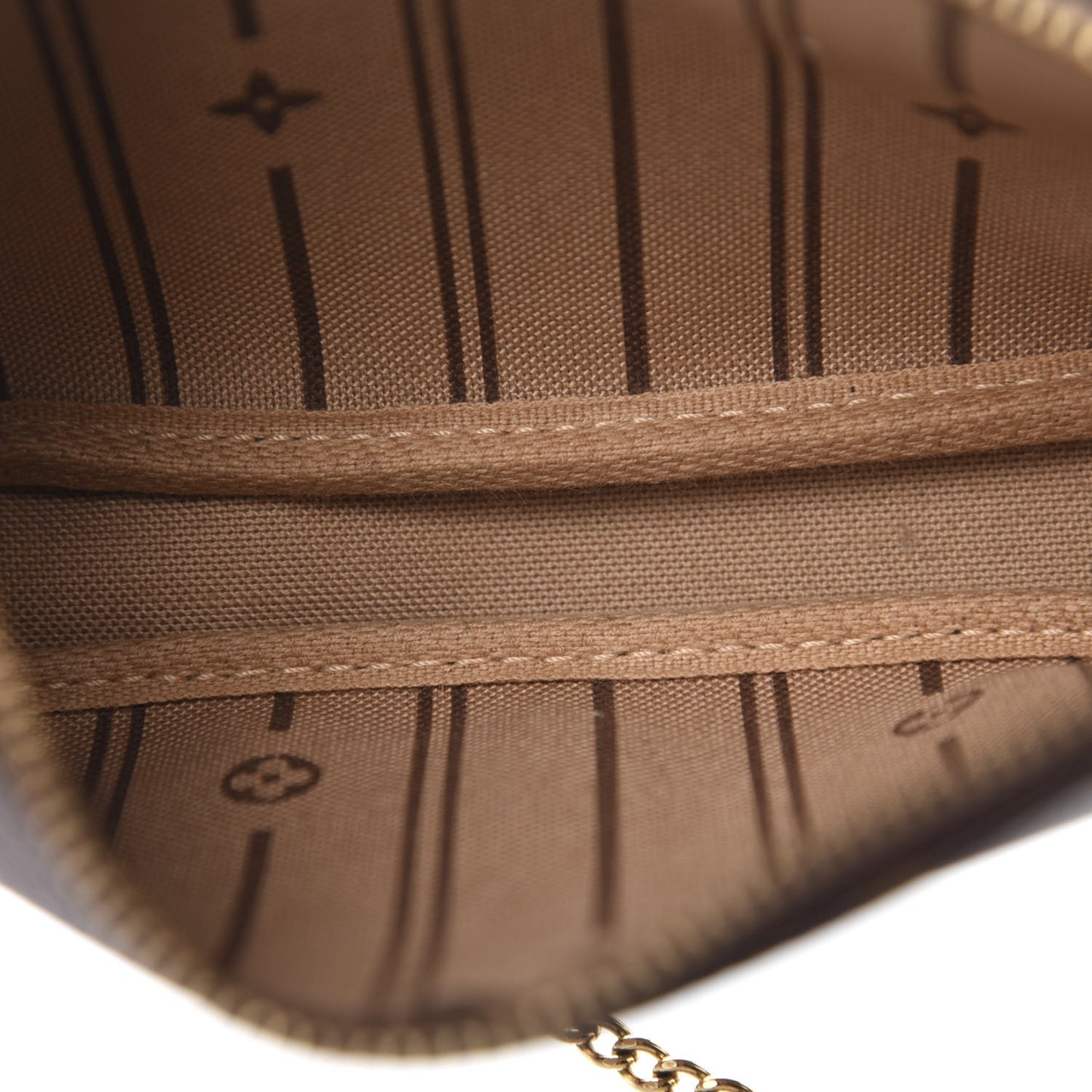 Monogram Complice Trunks and Bags Mini Pochette Accessories Beige
