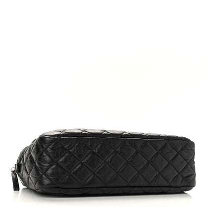 Chanel Aged Calfskin Quilted Medium Reissue Camera Case Black 4 of 9