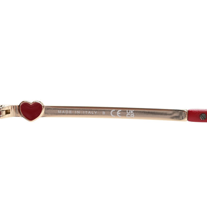 Chanel Acetate Polarized Square CC Heart Sunglasses 5521-A Red 6 of 8