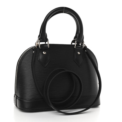 Louis Vuitton Epi Alma BB Black 4 of 12