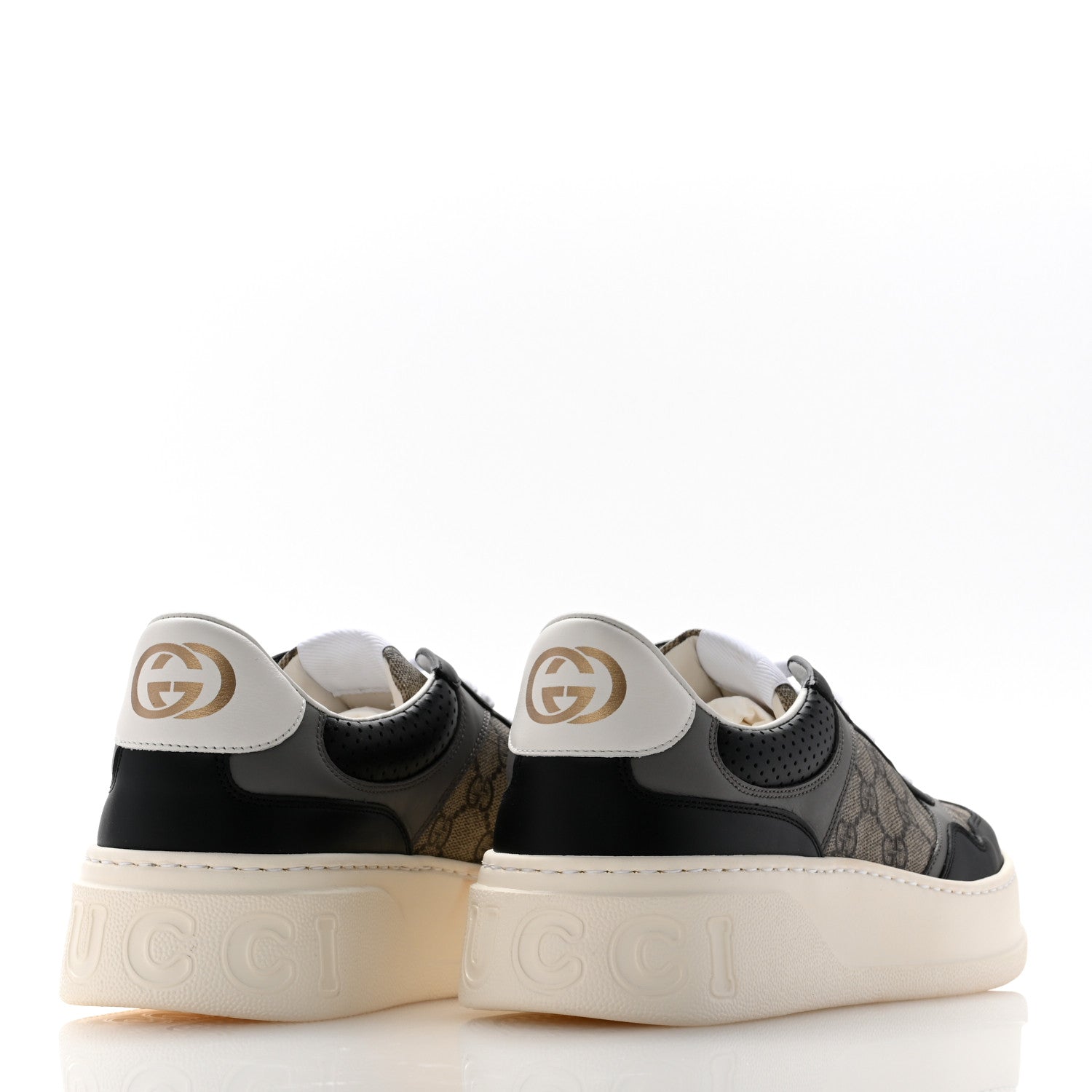 Gucci GG Supreme Calfskin Monogram Mens Interlocking G 55mm Sneakers 9 4 of 12