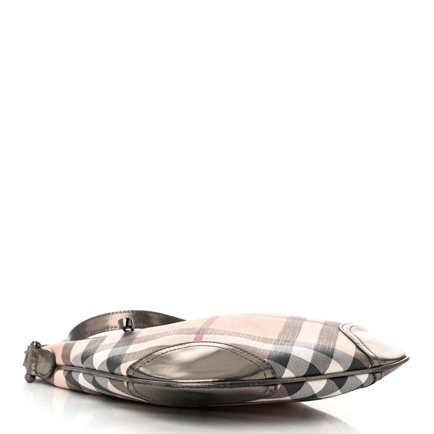 Supernova Check Small Dryden Crossbody Bag Silver