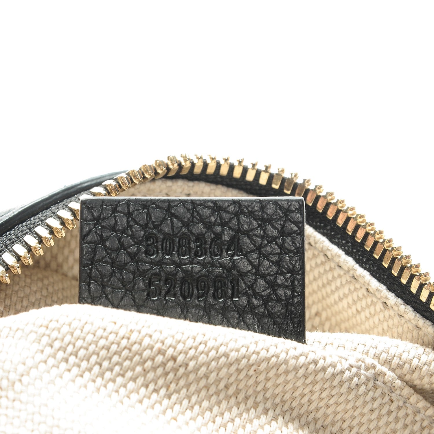 Gucci Pebbled Calfskin Small Soho Disco Bag Black 7 of 7
