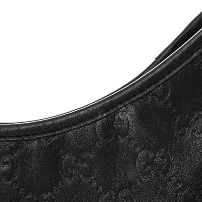 Gucci Guccissima Medium Abbey D Ring Hobo Black 12 of 14