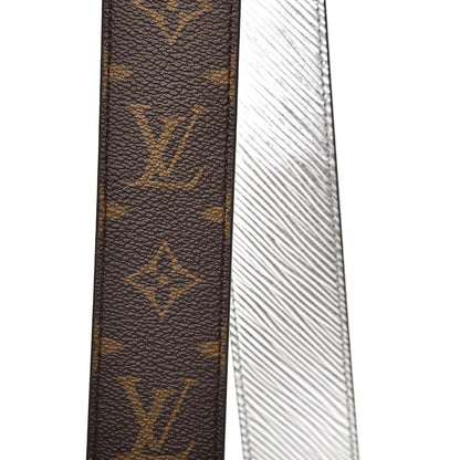 Louis Vuitton Epi Monogram Bandouliere Shoulder Strap Silver 4 of 5