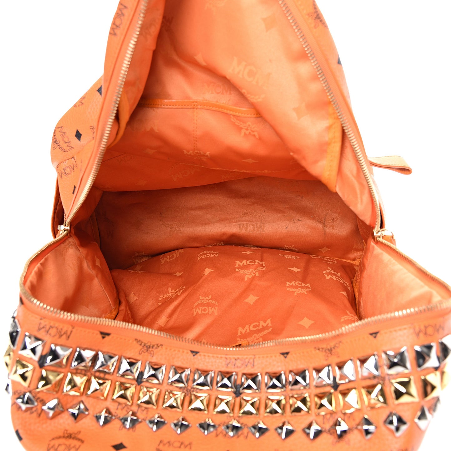 Visetos Side Stud Large Stark Backpack Orange