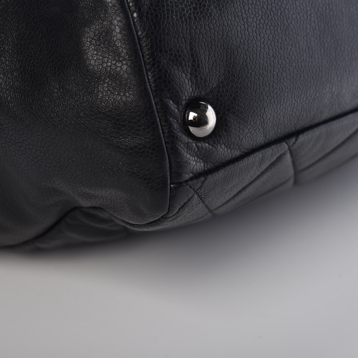 Chanel Soft Caviar Quilted Large Cells Tote Black 9 of 12