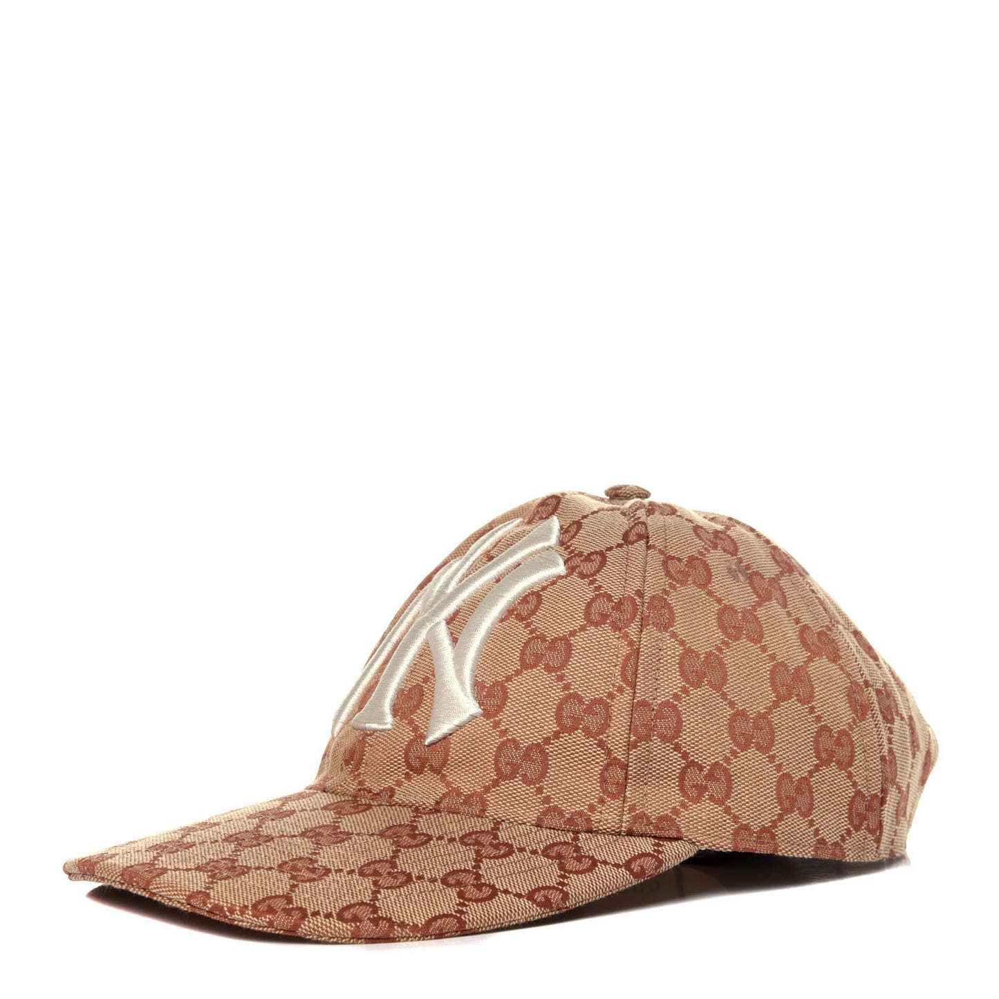 X MLB Monogram NY Yankees Baseball Hat 55-59 Beige Ruggine