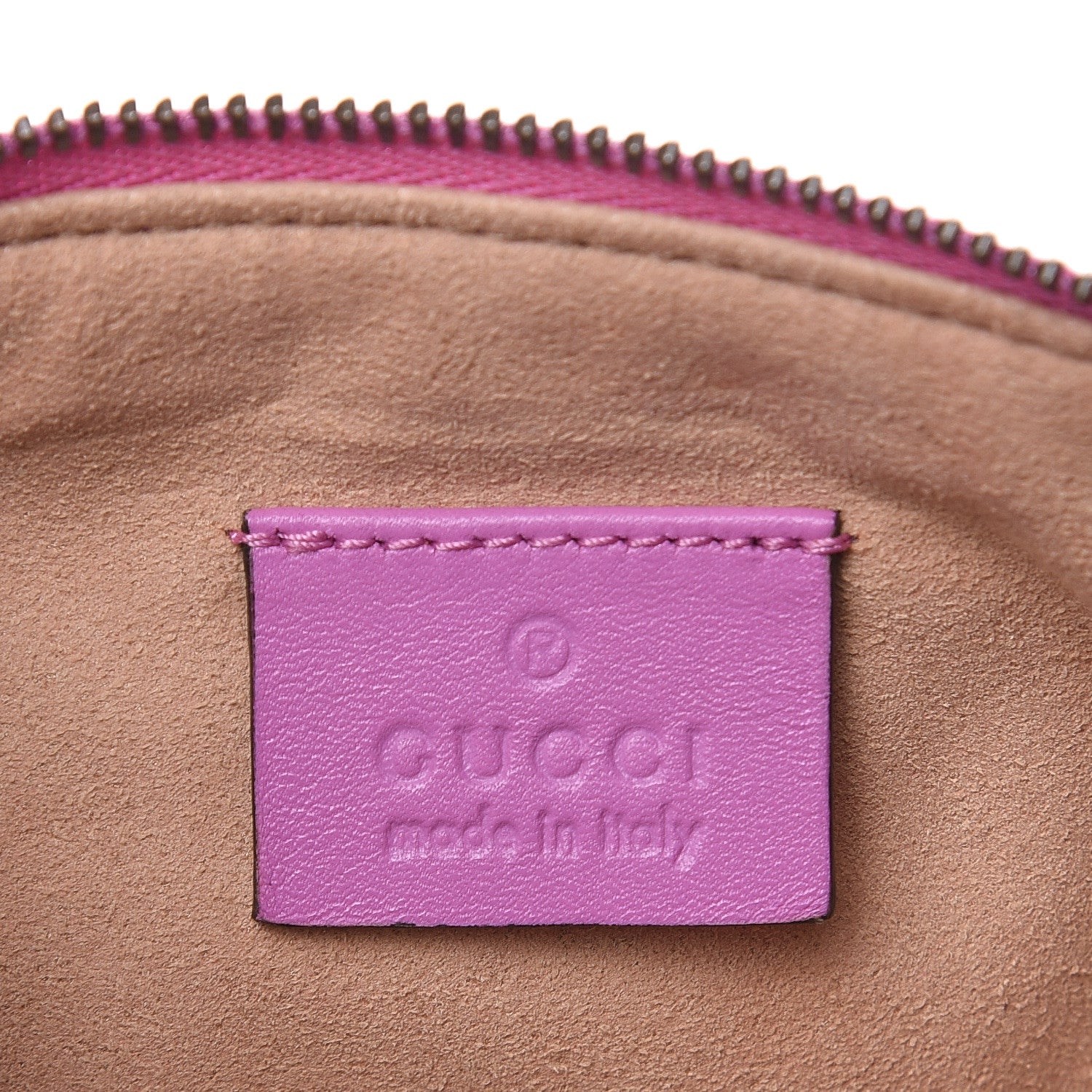 Gucci Calfskin Matelasse Mini GG Marmont Chain Bag Candy Mousse 6 of 9