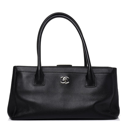 Chanel Calfskin Small Cerf Executive Shopper Tote Black 1 of 22