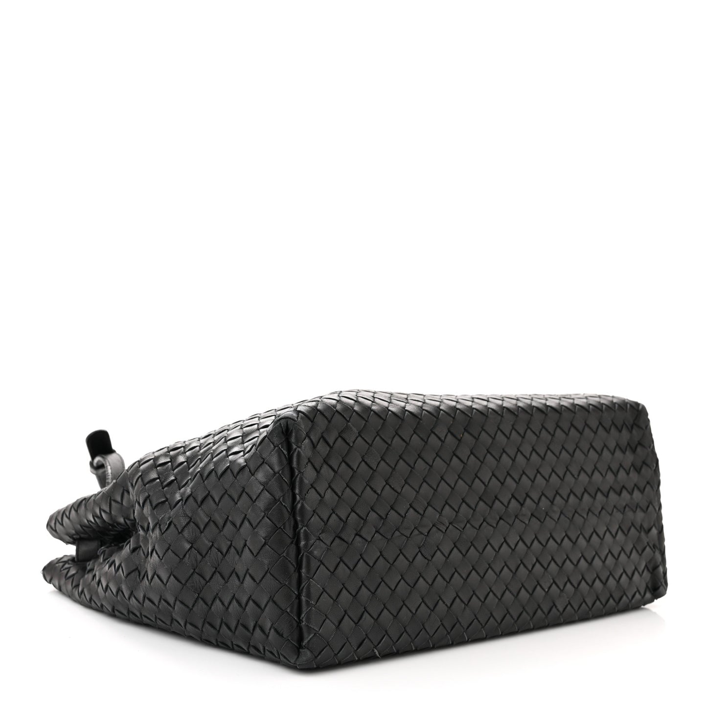 Nappa Intrecciato Medium Garda Bag Black