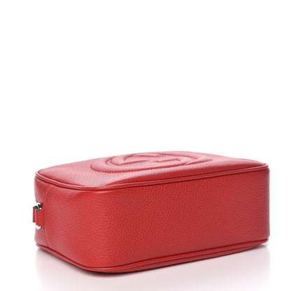 Gucci Pebbled Calfskin Small Soho Disco Bag Tabasco Red 4 of 10