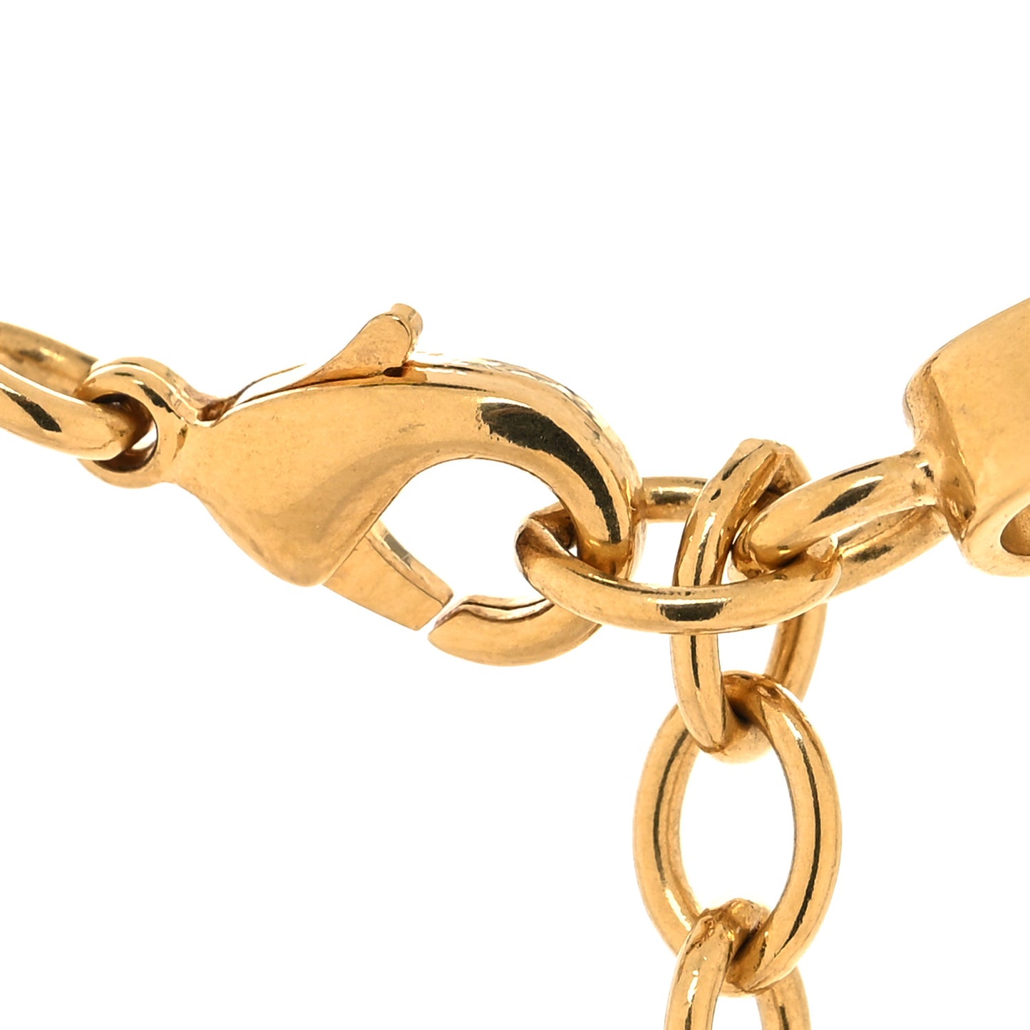 Metal 30 Montaigne Chain Choker Necklace Gold