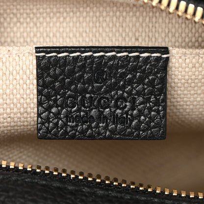 Gucci Pebbled Calfskin Small Soho Disco Bag Black 6 of 13